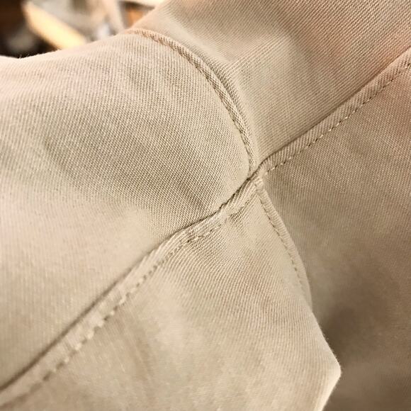 Theory Men's 33  Fits 31x27 Zaine Double Stretch Slim Fit Khaki Chino Pants - Picture 7 of 11